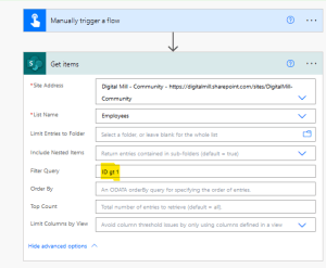 Working with filter query in Power Automate – Digital Mill