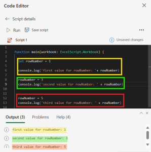 Variables in Office Scripts – Digital Mill