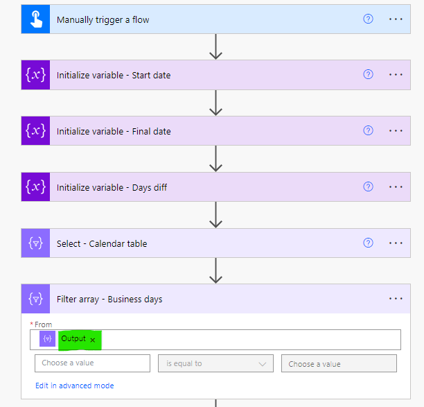 How to count business days between two dates in Power Automate ...