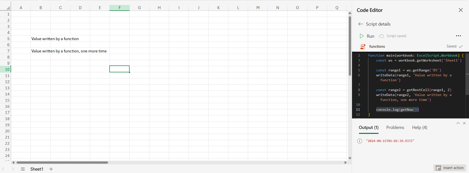 Avoid repetitions with functions in Office Scripts – Digital Mill