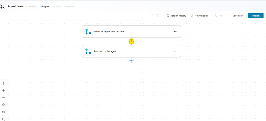agent flow design in copilot studio