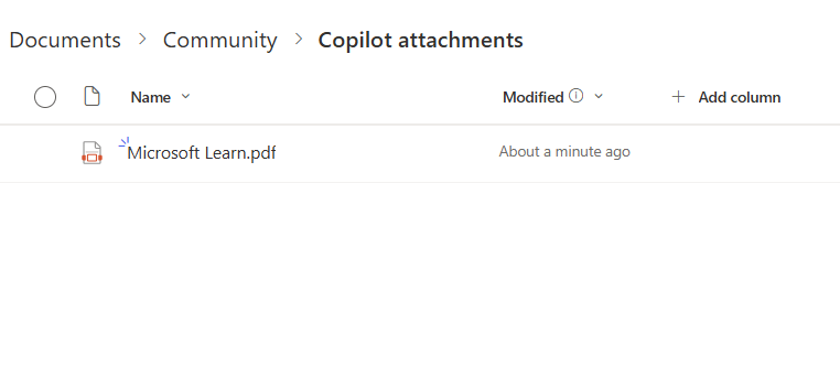 file created in sharepoint
