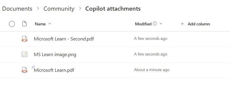 two files created in sharepoint
