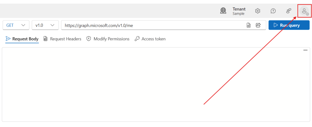 authentication in graph explorer