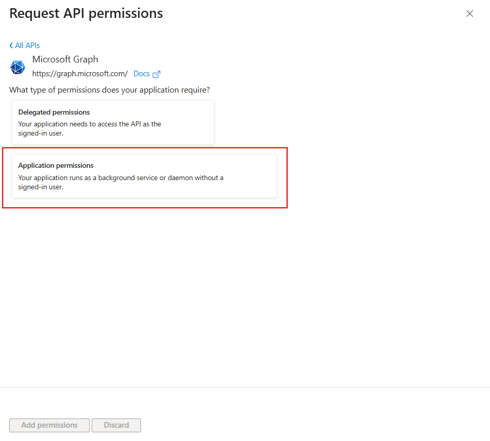 app permissions and delegated permissions in app registration