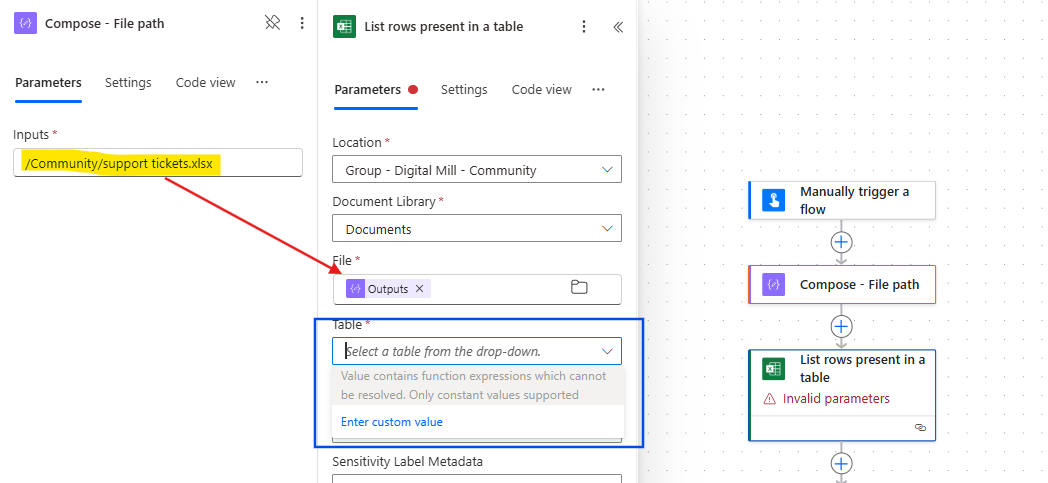 How to Add or Update Rows in Excel Tables Created Dynamically in Power ...