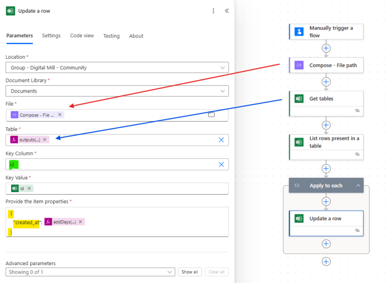 How to Add or Update Rows in Excel Tables Created Dynamically in Power ...
