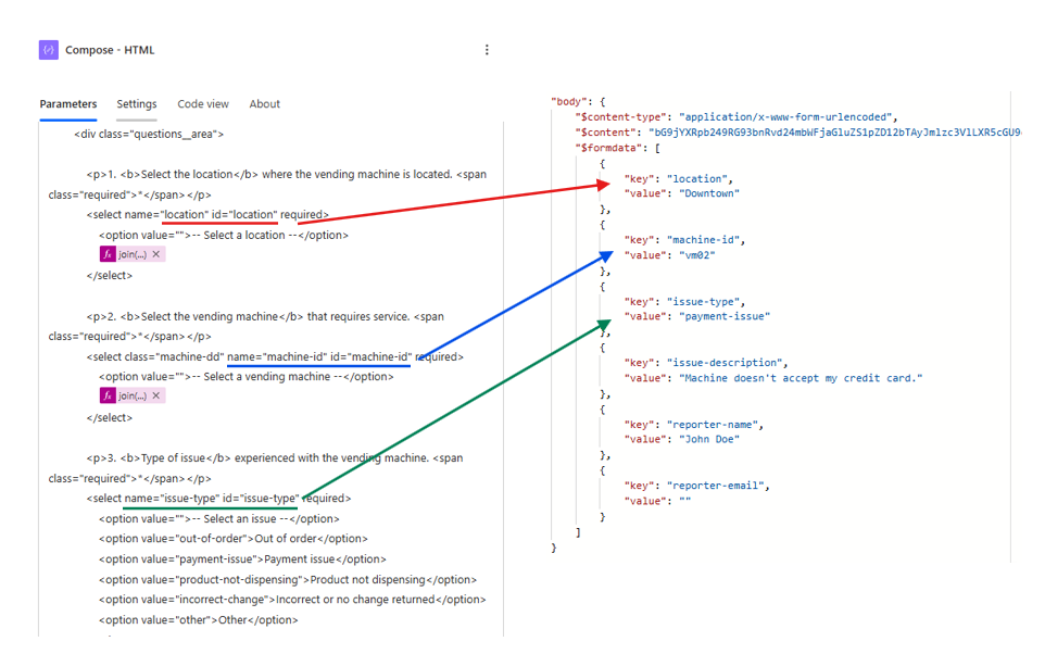 flow trigger outputs in power automate